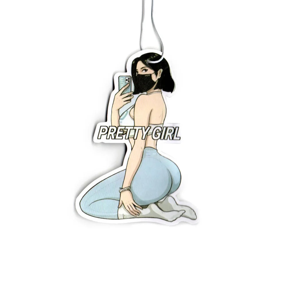 Tire Girl Pendant JDM Car Air Freshener