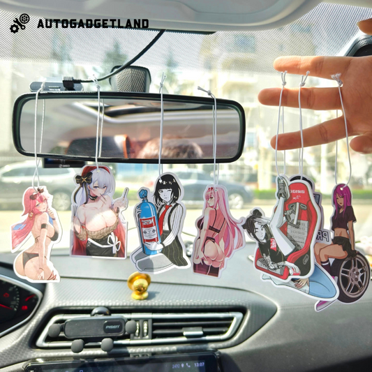 Tire Girl Pendant JDM Car Air Freshener